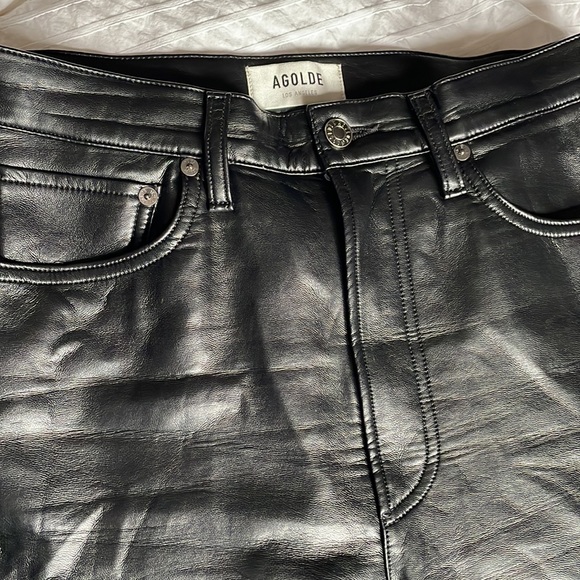 AGOLDE
90s Fitted Recycled Leather Pants - Picture 5 of 5